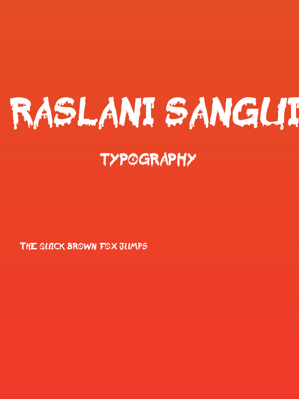 Raslani Sanguinar Kaeser Poster