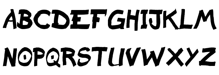 Raslani Sanguinar Kaeser Font LOWERCASE