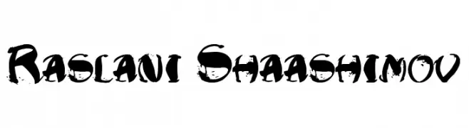 Raslani Shaashimov  Fuentes Gratis Descargar