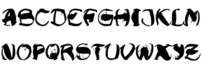 Raslani Shaashimov Font LOWERCASE