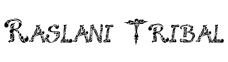 Raslani Tribal Font
