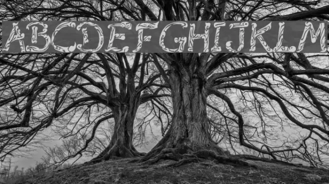 Raslani Tribal Шрифта examples