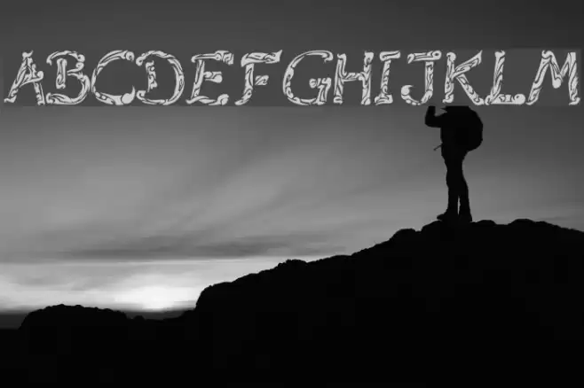 Raslani Tribal Шрифта examples