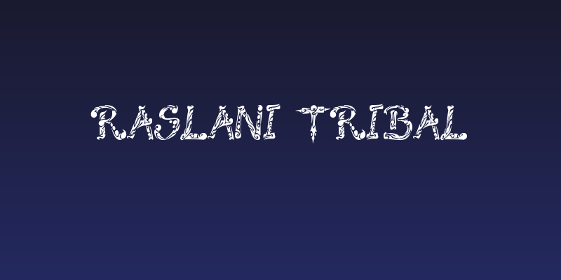 Raslani Tribal Social Header