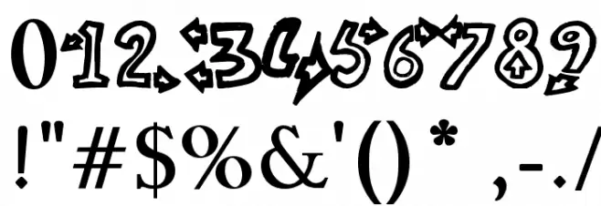 Raslani Undaground Bold Font OTHER CHARS