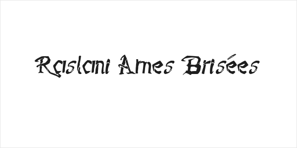 Raslani Âmes Brisées Logo