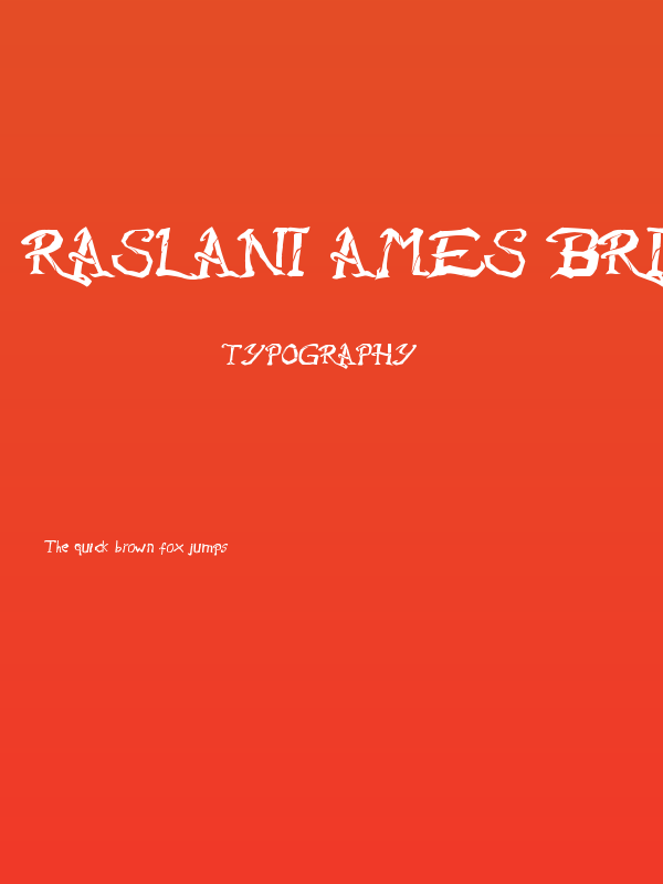 Raslani Âmes Brisées Poster