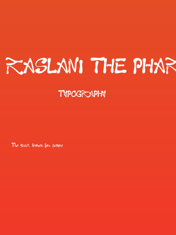 Raslani the Pharaoh Poster