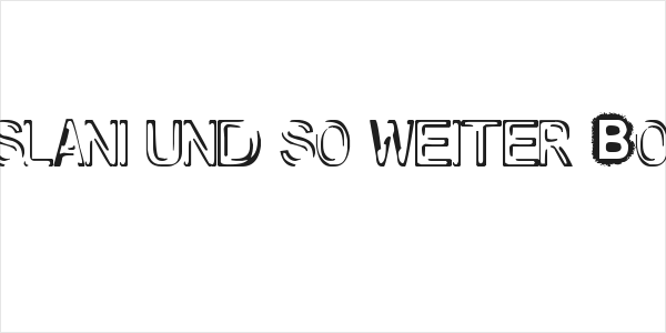 Raslani und so weiter Bold Logo