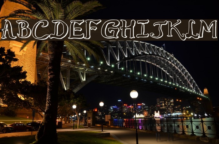 Raslens Szayel Abedossen Font examples
