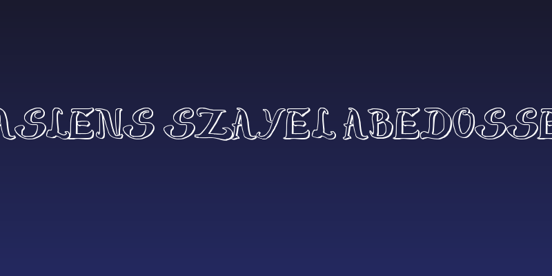 Raslens Szayel Abedossen Social Header