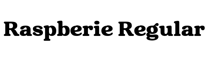 Raspberie Regular Font