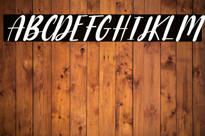 Raspberry Italic Example 1