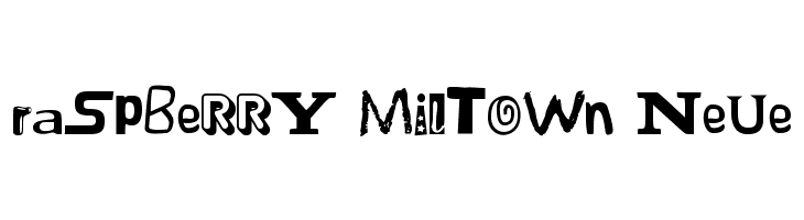 Raspberry Miltown Neue  baixar fontes gratis