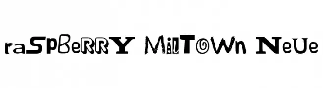 Raspberry Miltown Neue  Frei Schriftart Herunterladen