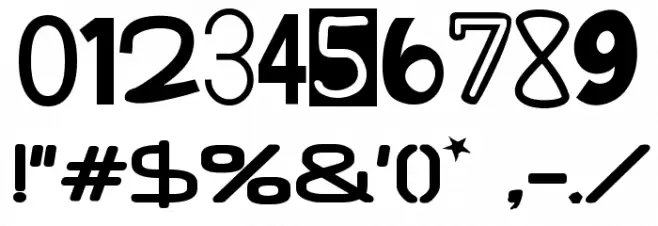 Raspberry Miltown Neue Font OTHER CHARS