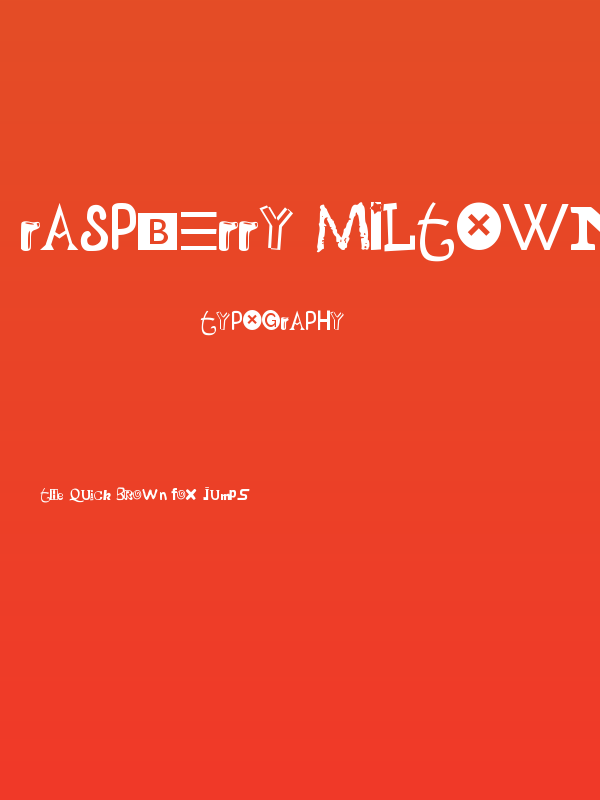 Raspberry Miltown Neue Poster