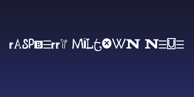 Raspberry Miltown Neue Social Header