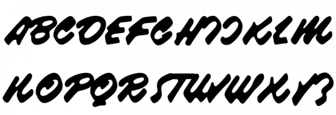 Raspberry Script PERSONAL USE 字体 大写