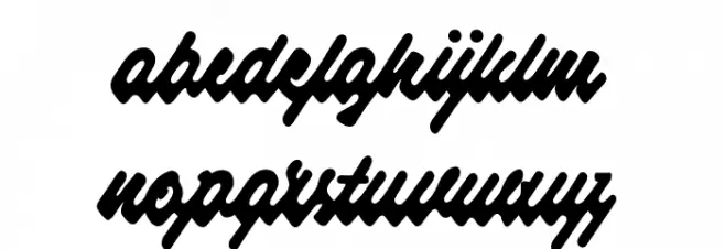 Raspberry Script PERSONAL USE 字体 小写