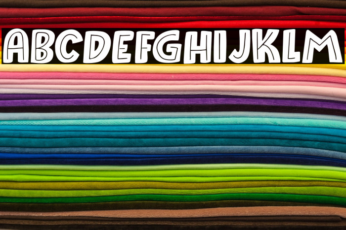 Raspberry Sherbet Inline DEMO Regular Font examples