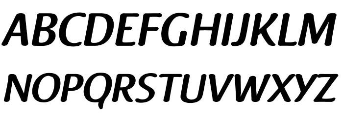 Raspoutine DemiBold Schriftart Groß