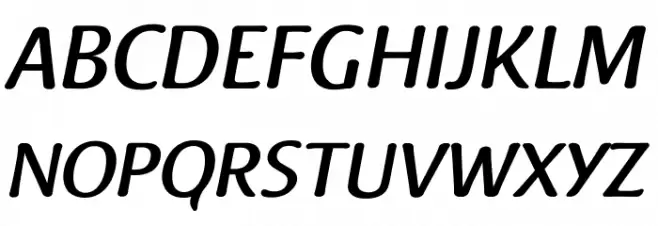 Raspoutine Medium Italic 字体 大写