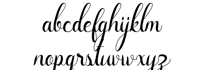 Rasputia Font LOWERCASE