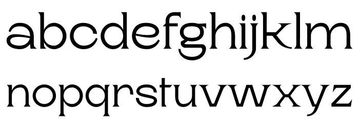Rasputin Font LOWERCASE