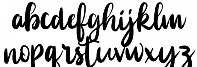 Rassain Font LOWERCASE