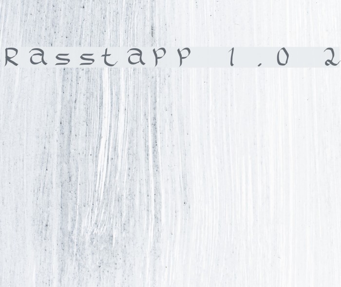 Rasstapp 1.0 2 Font examples