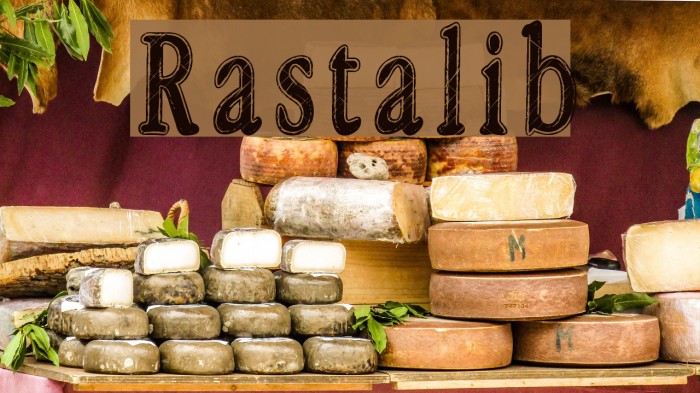 Rastalib Font examples