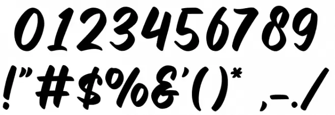 Rastano Font OTHER CHARS