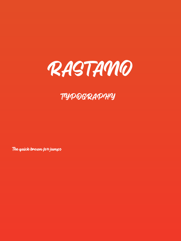 Rastano Poster