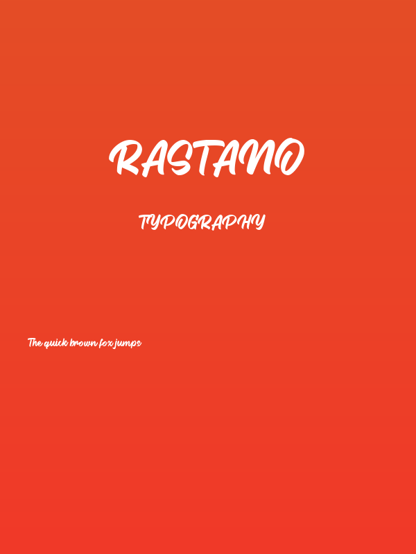 Rastano Poster