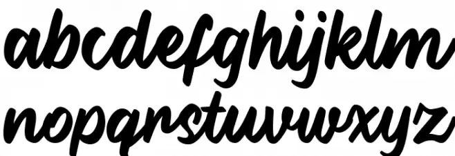 Rastano Font LOWERCASE