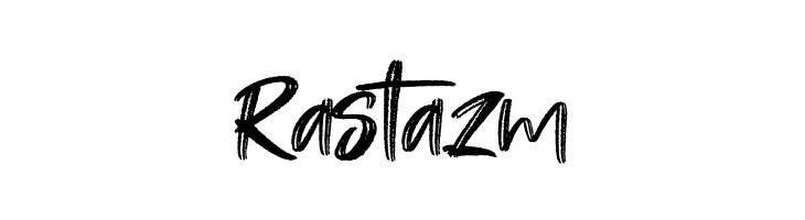 Rastazm  フリーフォントのダウンロード