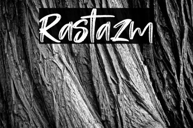 Rastazm Font examples