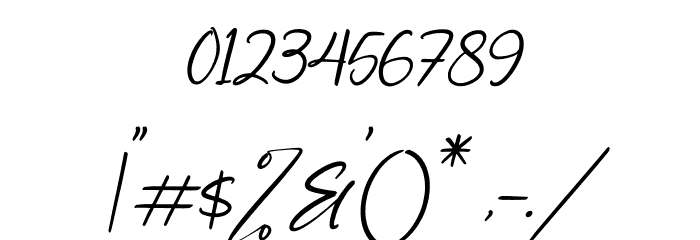 Rastedral Italic Font OTHER CHARS