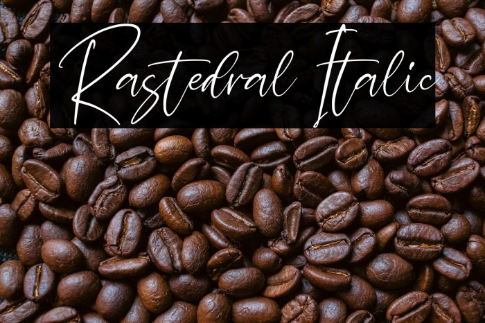 Rastedral Italic Example 2