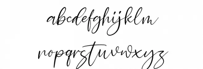 Rastedral Italic फ़ॉन्ट लोअरकेस