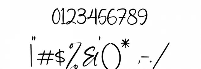 Rastedral Font OTHER CHARS