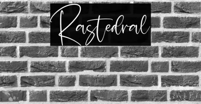 Rastedral Font examples