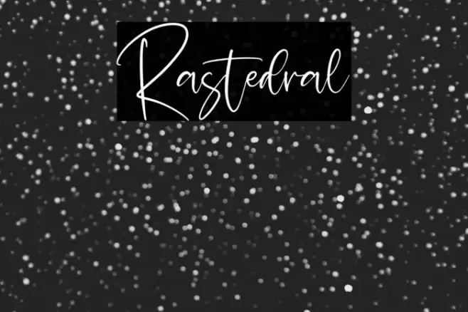 Rastedral Font examples