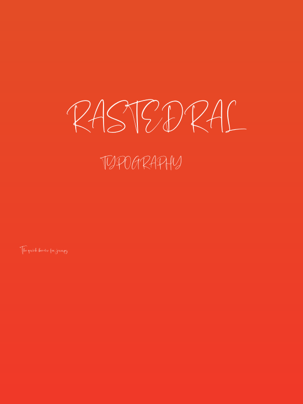 Rastedral Poster