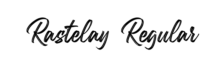 Rastelay Regular  フリーフォントのダウンロード