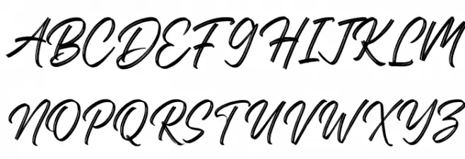 Rastelay Regular Шрифта ВЕРХНИЙ