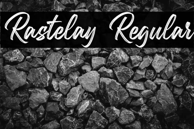 Rastelay Regular Font examples