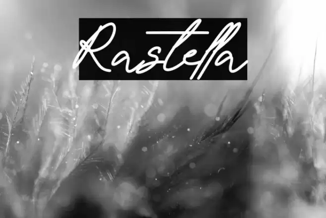 Rastella Font examples