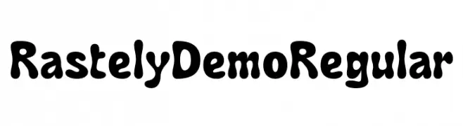 Rastely Demo Regular  Скачать бесплатные шрифты